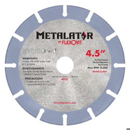 Flexovit METAL CUTTING DIAMOND BLADE METALATOR 45121